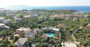 Aerial view - Elea apartments (Chania)