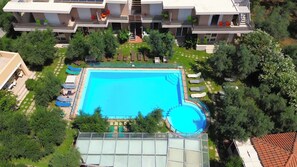 Aerial view - Elea apartments (Chania)