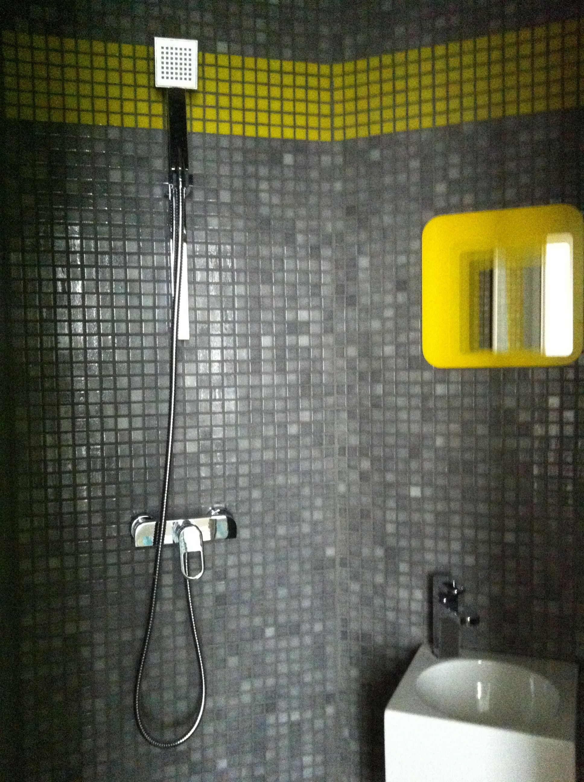 free toiletries, hair dryer, towels