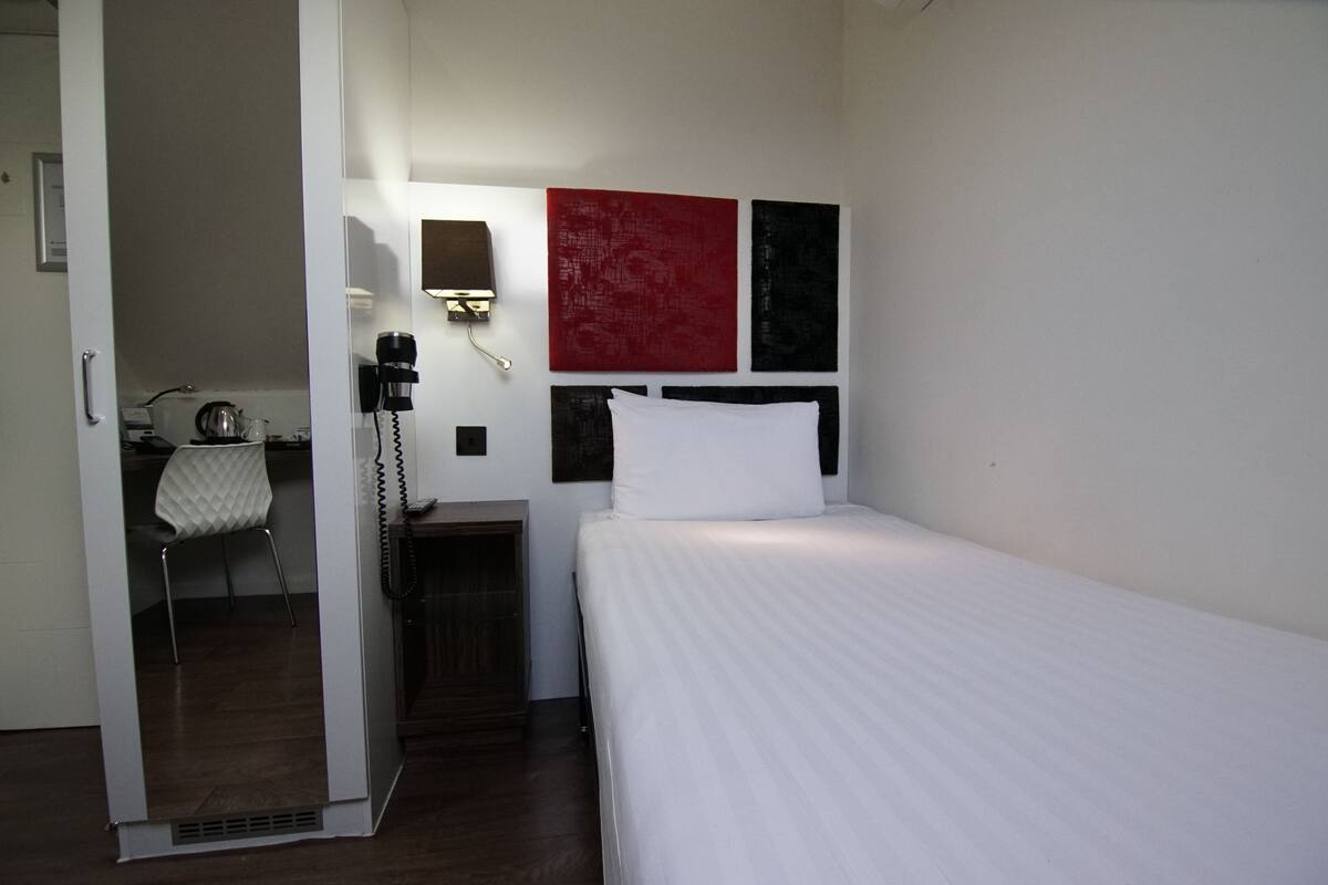In-room safe, desk, laptop workspace, blackout curtains