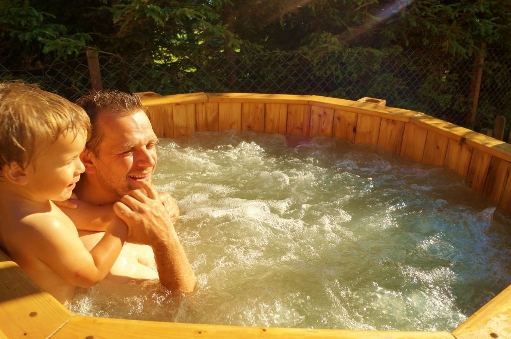 Idromassaggio all'aperto