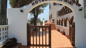 Entrada de la propiedad