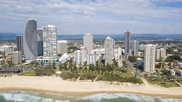 Beach nearby, white sand