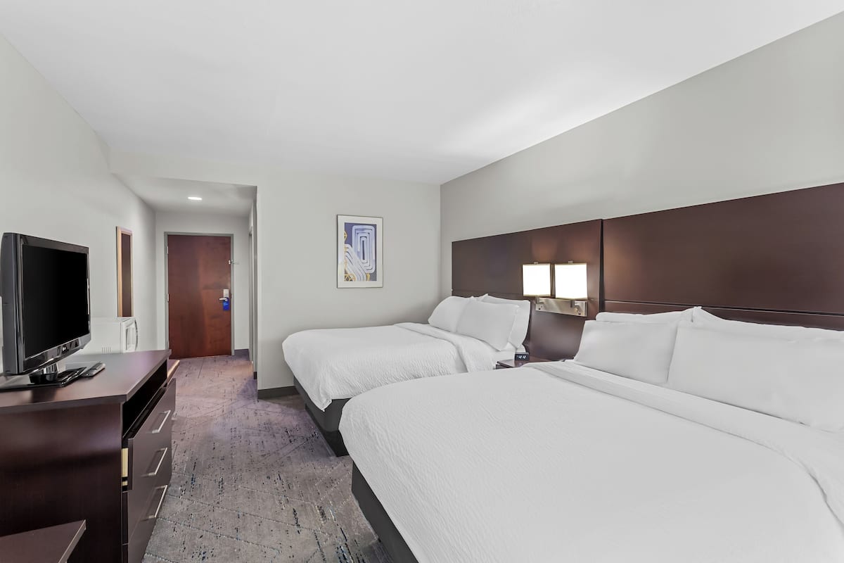 Suite, 2 Queen-Betten | Bettwäsche aus ägyptischer Baumwolle, hochwertige Bettwaren