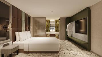 Minibar, in-room safe, desk, iron/ironing board