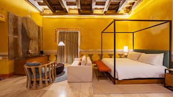 Premium bedding, down comforters, pillowtop beds, minibar