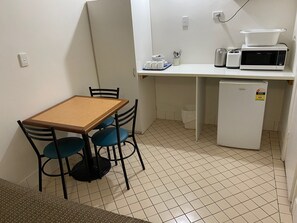Premium bedding, blackout curtains, iron/ironing board, free WiFi