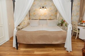 Quarto casal ou duplo superluxo | 1 quarto, roupas de cama premium, edredons de pluma