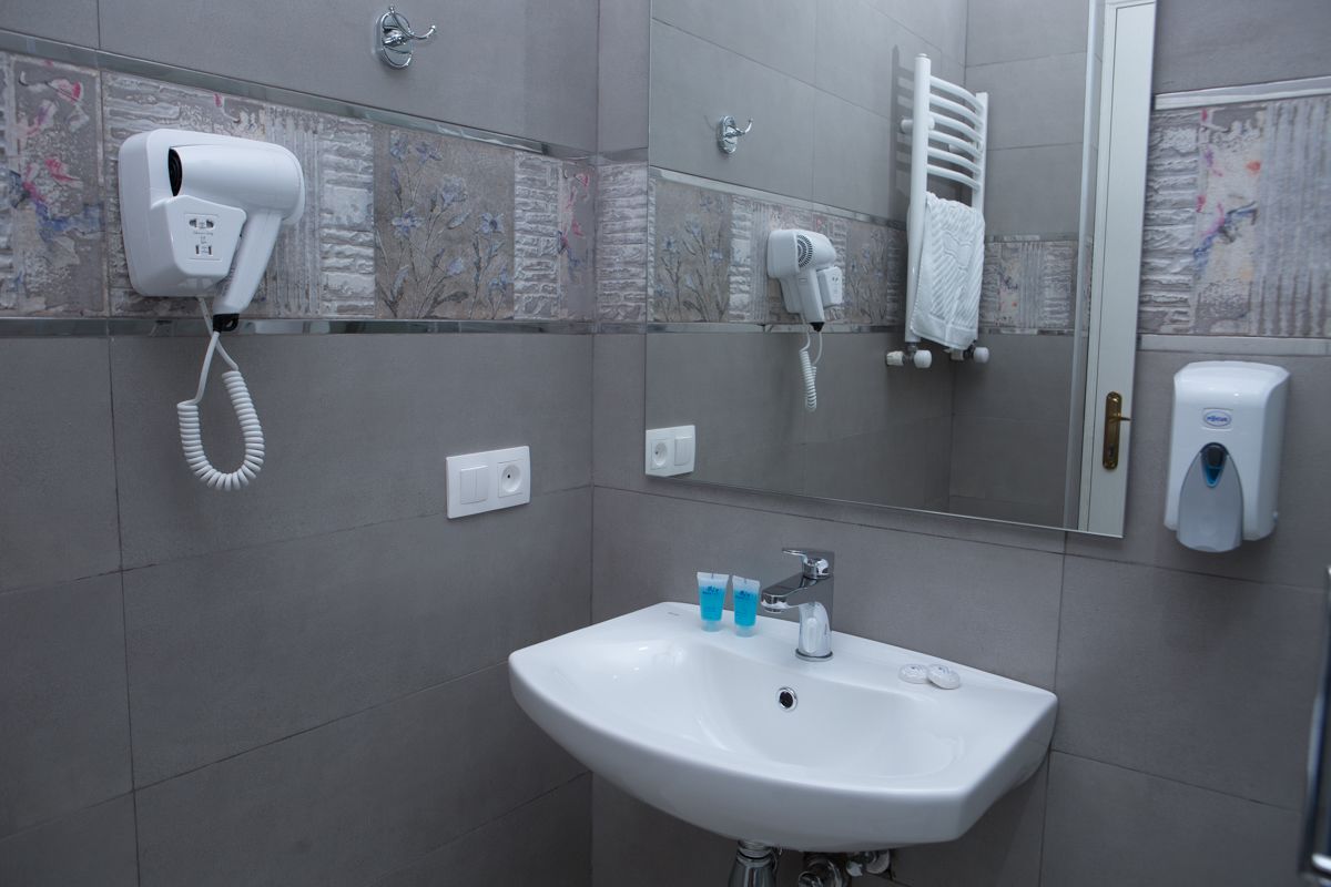 romantic room | bathroom | shower, free toiletries, hair dryer, slippers