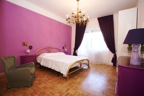 Double Room, Shared Bathroom (Mirella) | Premium bedding, desk, blackout curtains, iron/ironing board