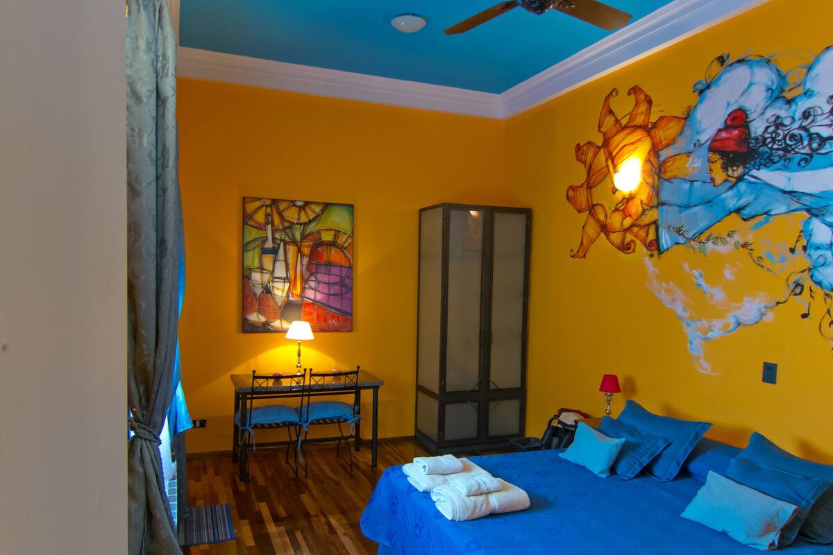Double Room Attic | Select Comfort beds, individually decorated, individually furnished