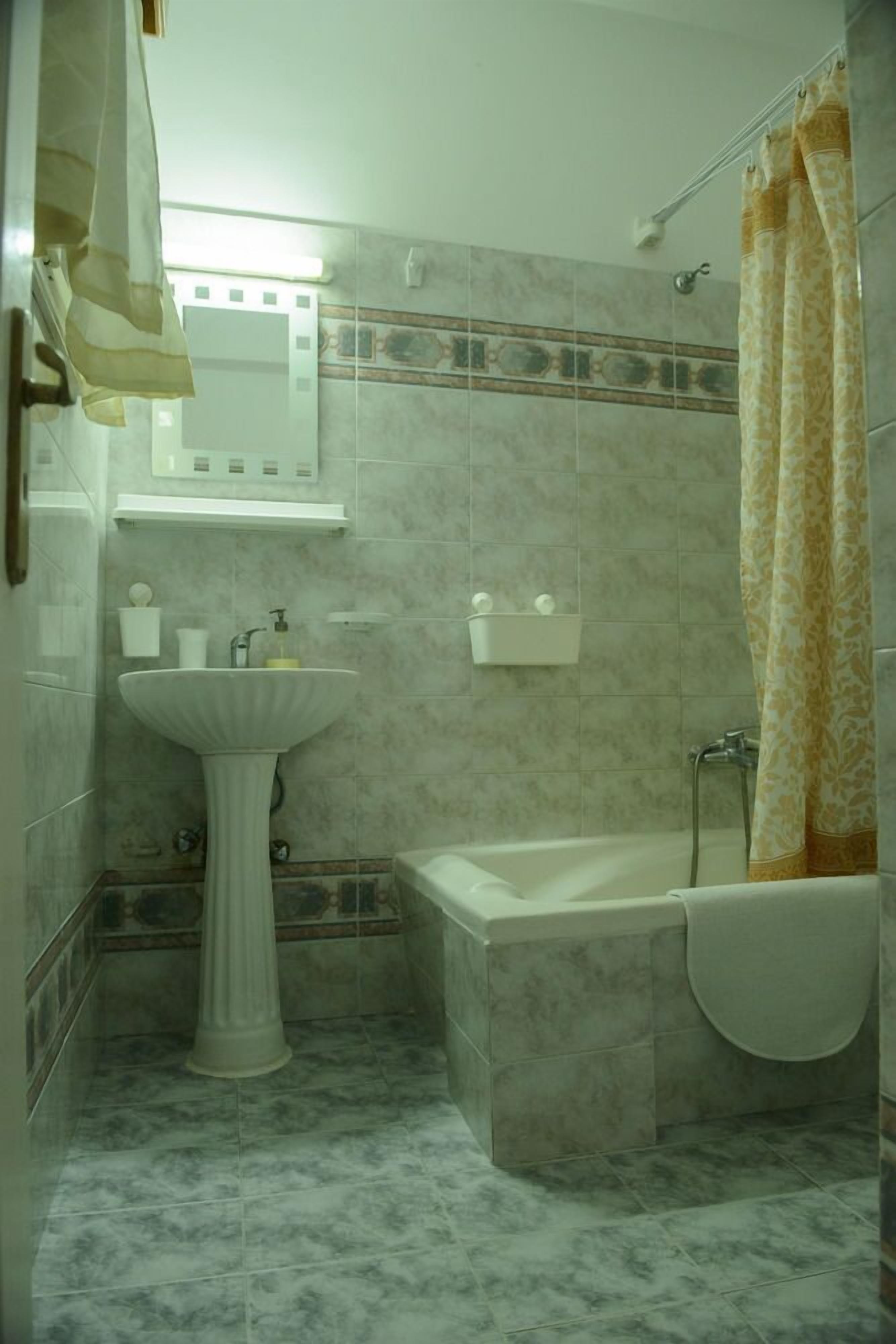 two space corner honeymoon(top floor) sea view | bathroom | separate bathtub and shower, rainfall showerhead, free toiletries, bidet
