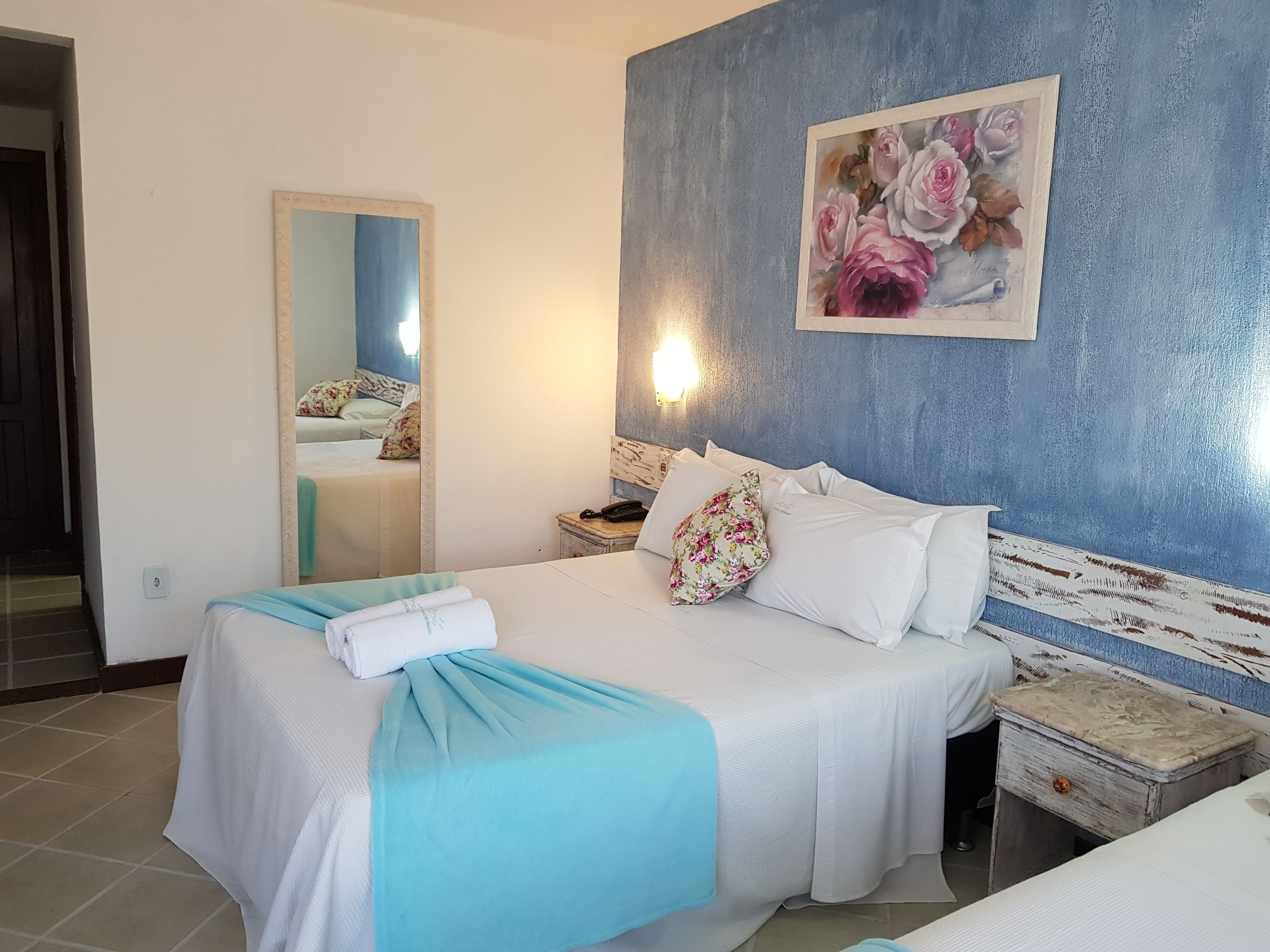 standard double room, sea view | in-room safe, desk, free cots/infant beds, free wifi