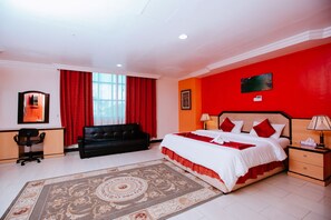 Suite | Down comforters, in-room safe, individually furnished, desk - Mayfair Hotel (Dar es Salaam)