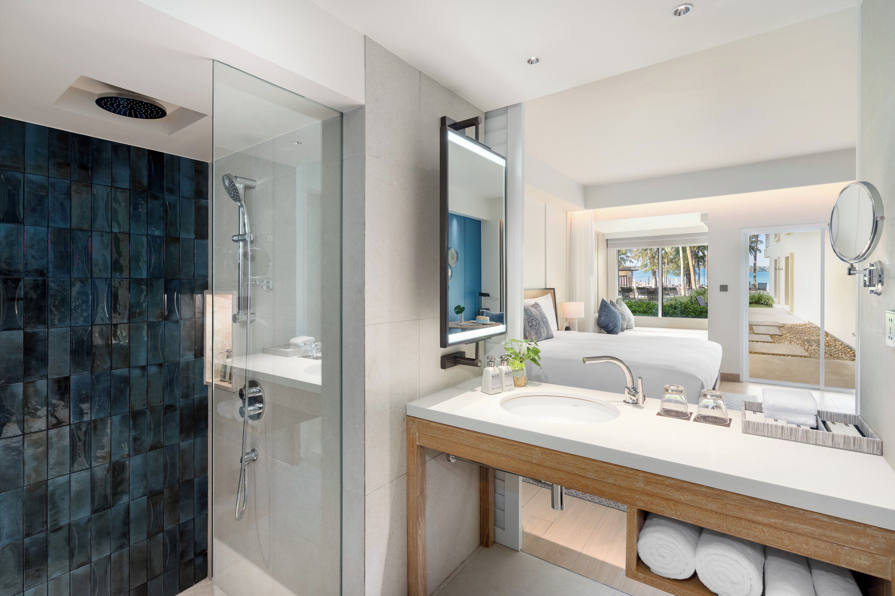 free toiletries, hair dryer, bathrobes, slippers