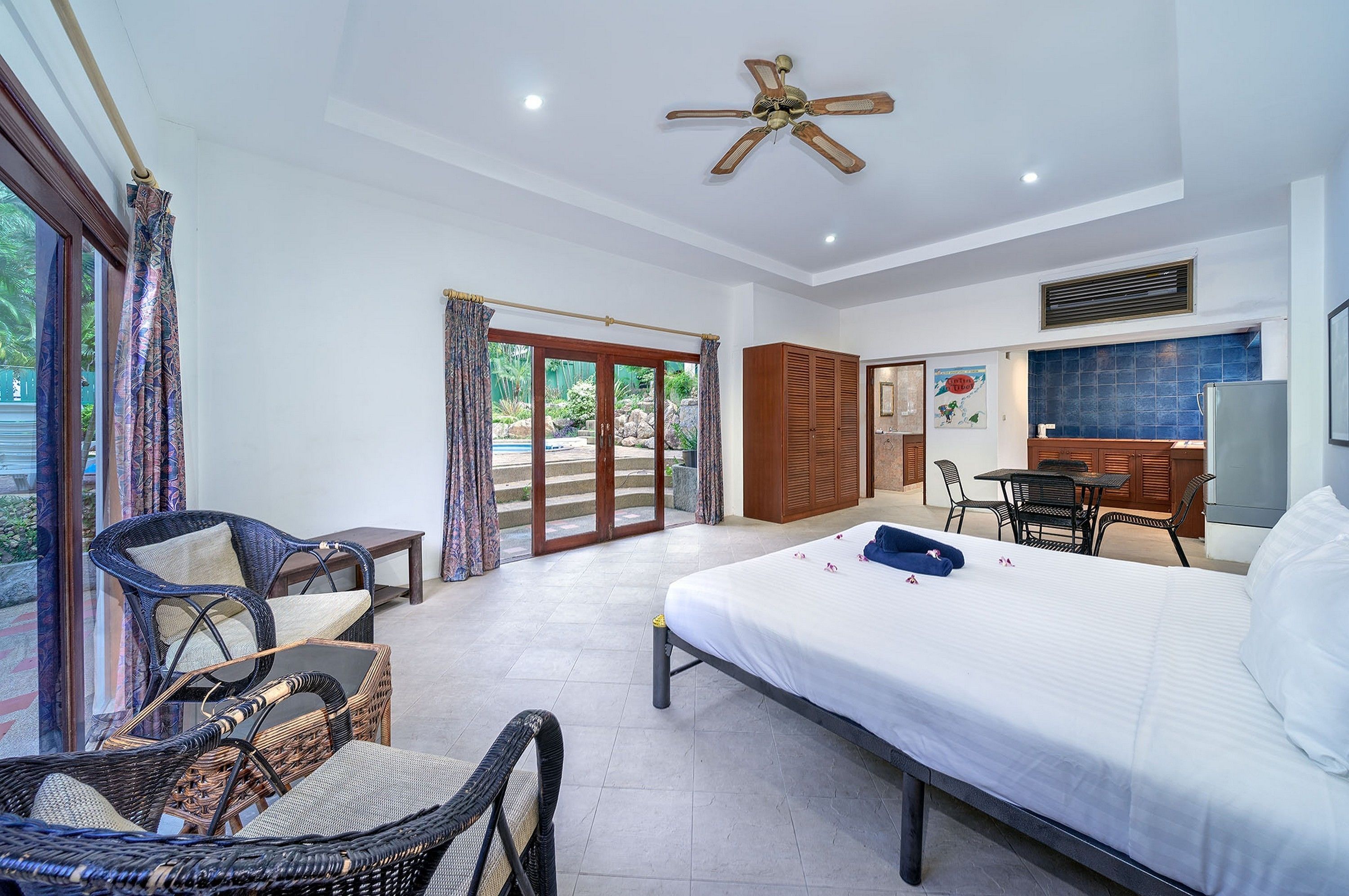 green oasis 4 bedroom pool villa | 1 bedroom, premium bedding, in-room safe, individually decorated
