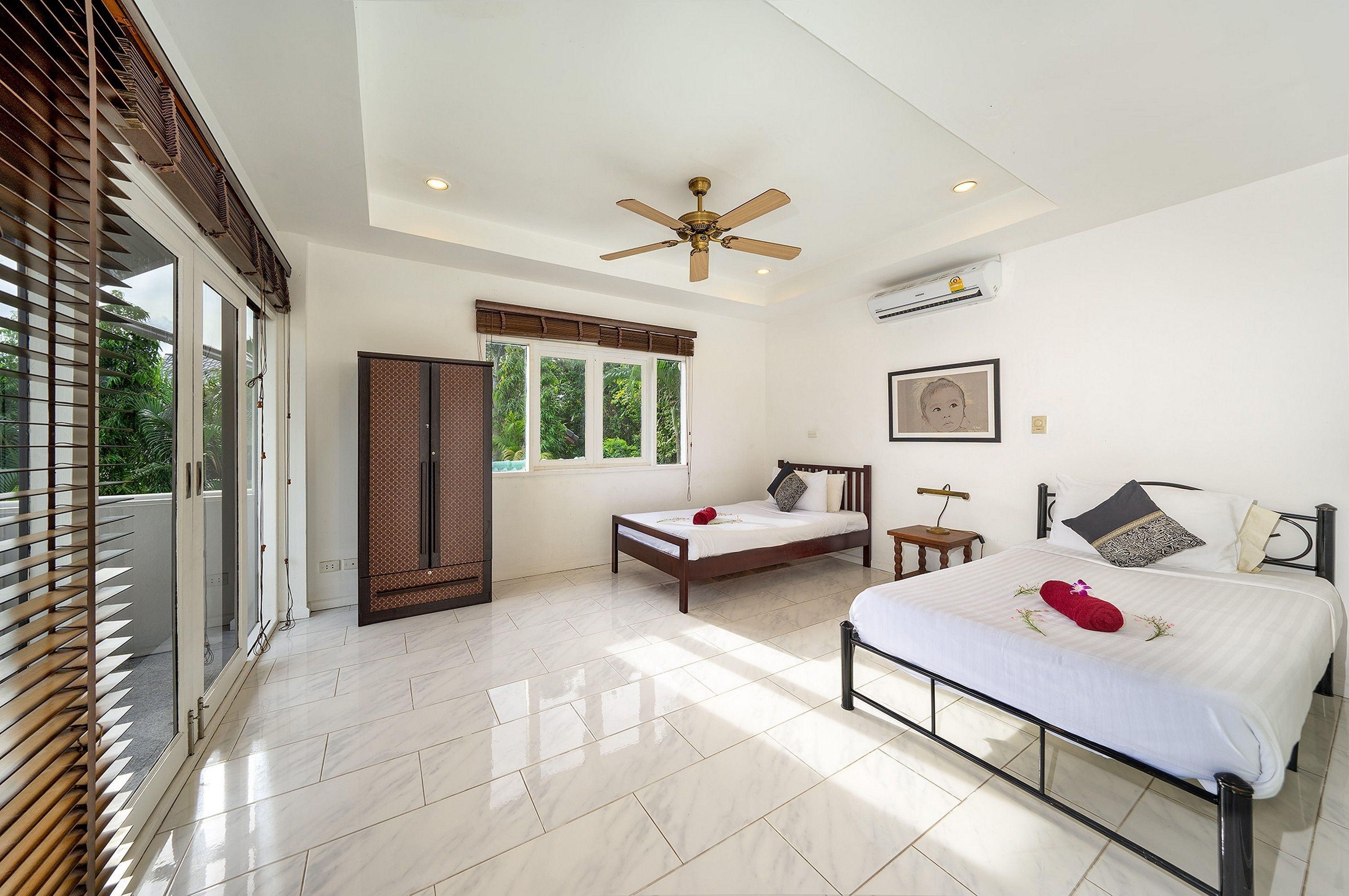 green oasis 4 bedroom pool villa | 1 bedroom, premium bedding, in-room safe, individually decorated