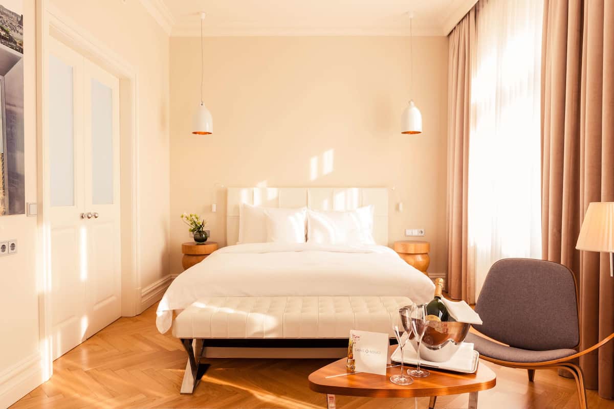 Luksusrom | 1 soverom, sengetøy av topp kvalitet, dundyner og memory foam-senger