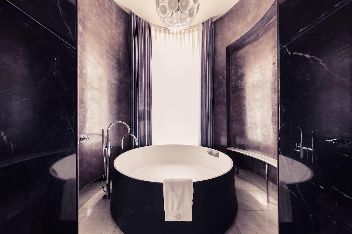 master suite | premium bedding, down duvets, memory-foam beds, minibar