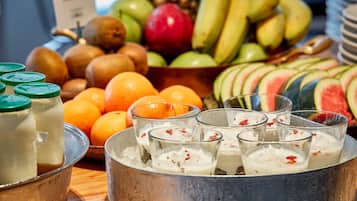 Daily buffet breakfast (EUR 28 per person)