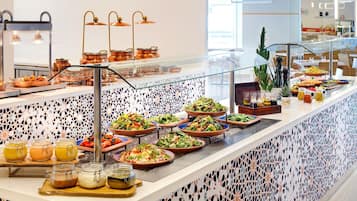 Daily buffet breakfast (AED 85 per person)