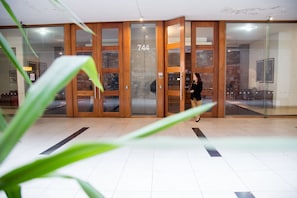 Blick von der Unterkunft