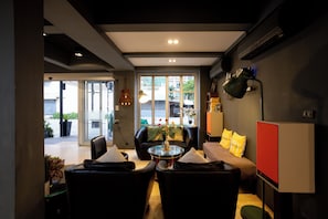 Sala de estar en el lobby