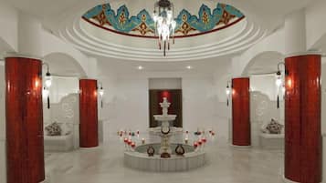 Salas de tratamiento para parejas, sauna y baño de vapor