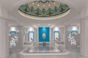 Salas de tratamiento para parejas, sauna y baño de vapor