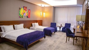 Family Room | Premium bedding, minibar, in-room safe, individually decorated - Hotel Gold Majesty (Bursa)