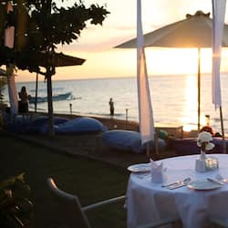 Couples dining