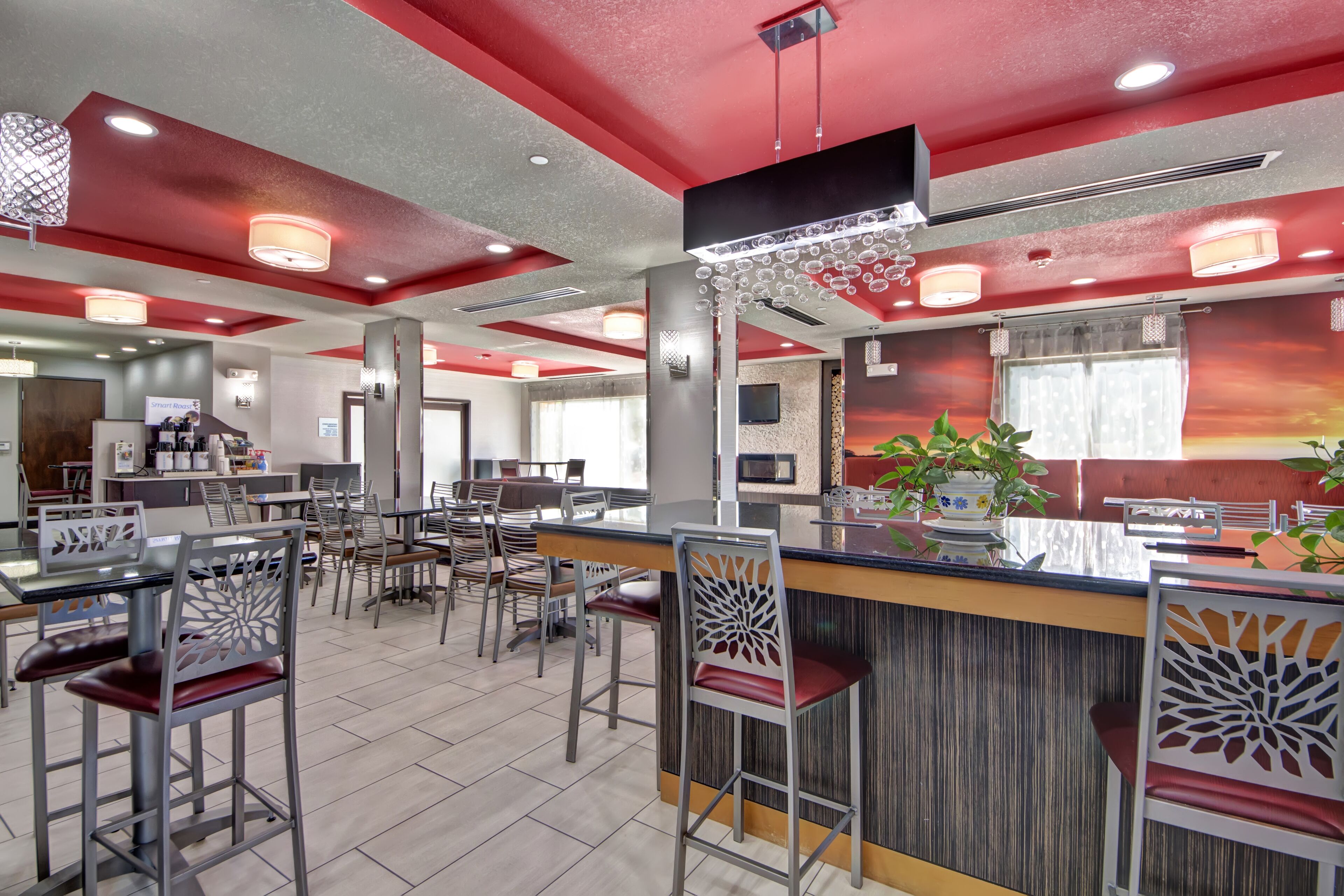 Free buffet breakfast 