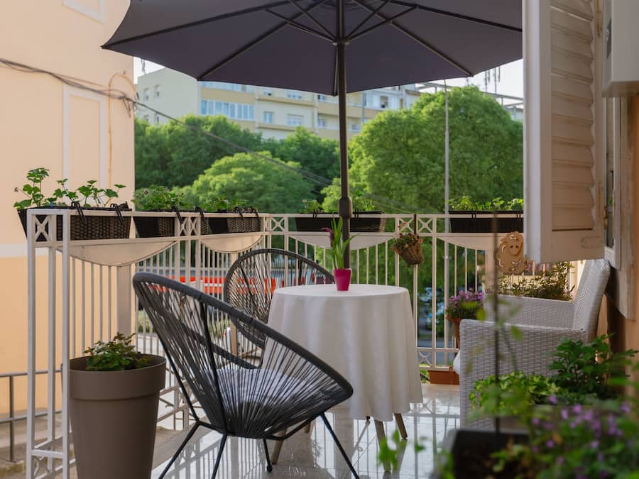 Fachada de la propiedad