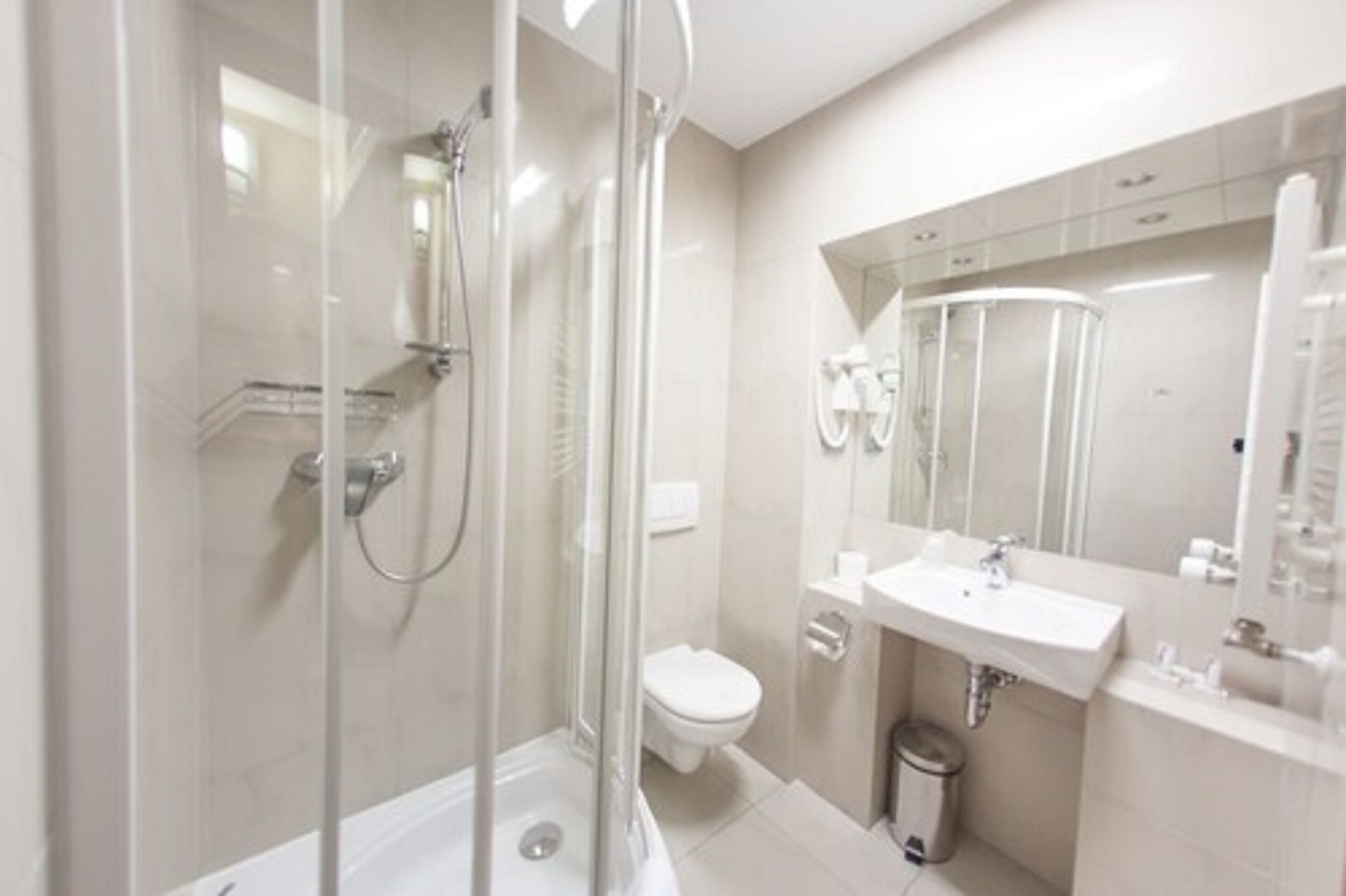 standard suite, 1 king bed with sofa bed, city view | bathroom | free toiletries, hair dryer, towels