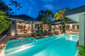 Villa, 3 Bedrooms, Private Pool, Pool View | 2 bedrooms, minibar, in-room safe, individually decorated - Kembali Villas (Seminyak)