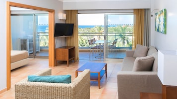 Standard Apartment, 1 Bedroom, Sea View | Living area | TV