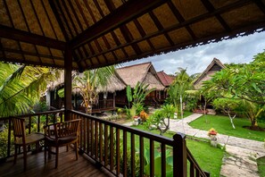 Deluxe Double Room, 1 Bedroom, Garden View | Terrace/patio - Sedok Jineng Villa by ABM (Lembongan Island)