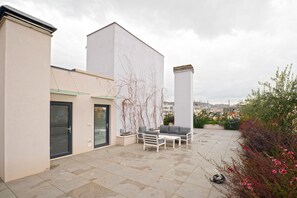 全景頂樓客房 | 露台/庭院