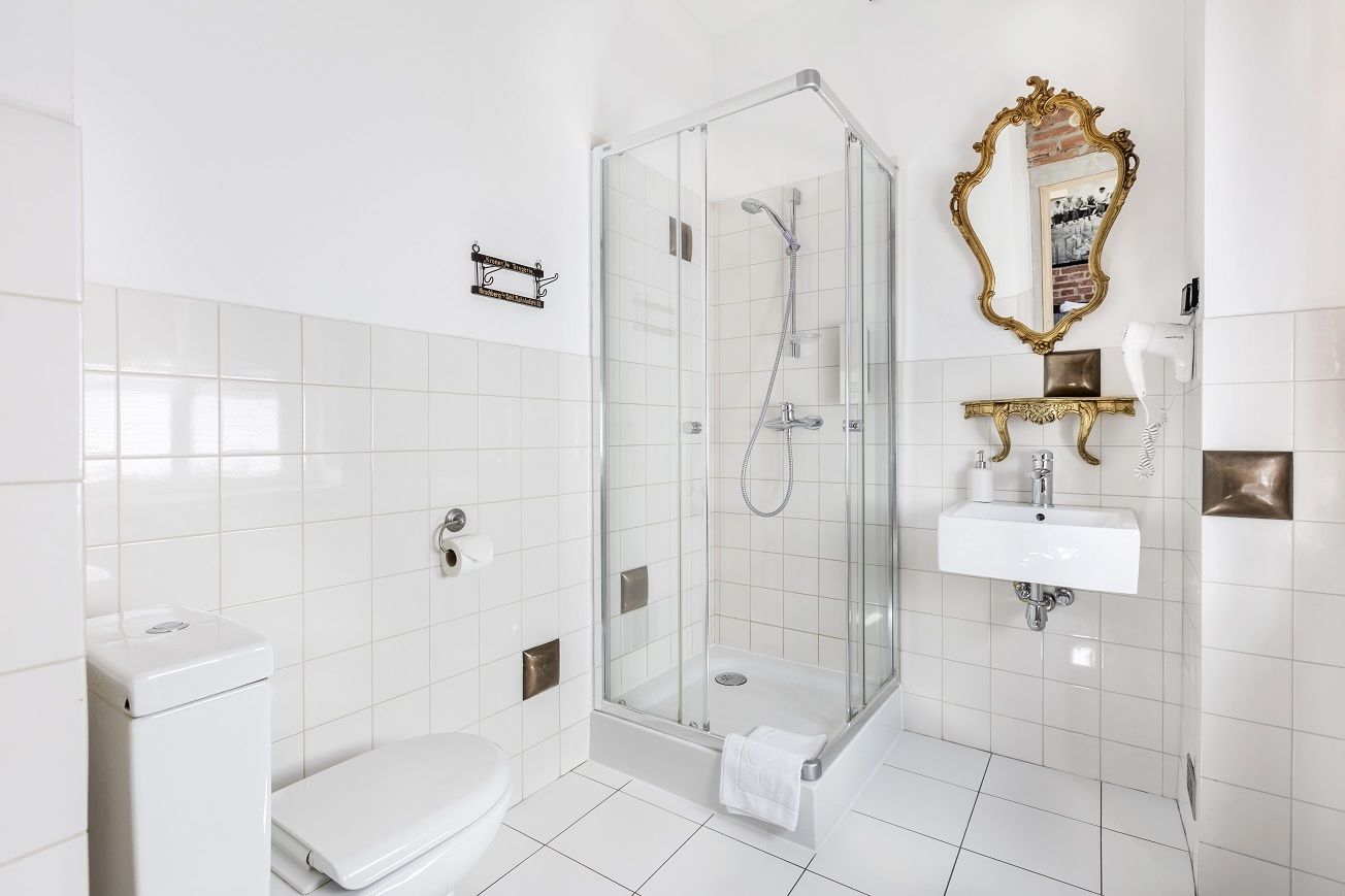 deluxe room | bathroom shower