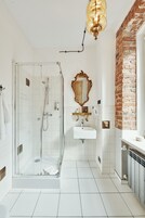 Standard Room | Bathroom | Free toiletries, hair dryer, towels