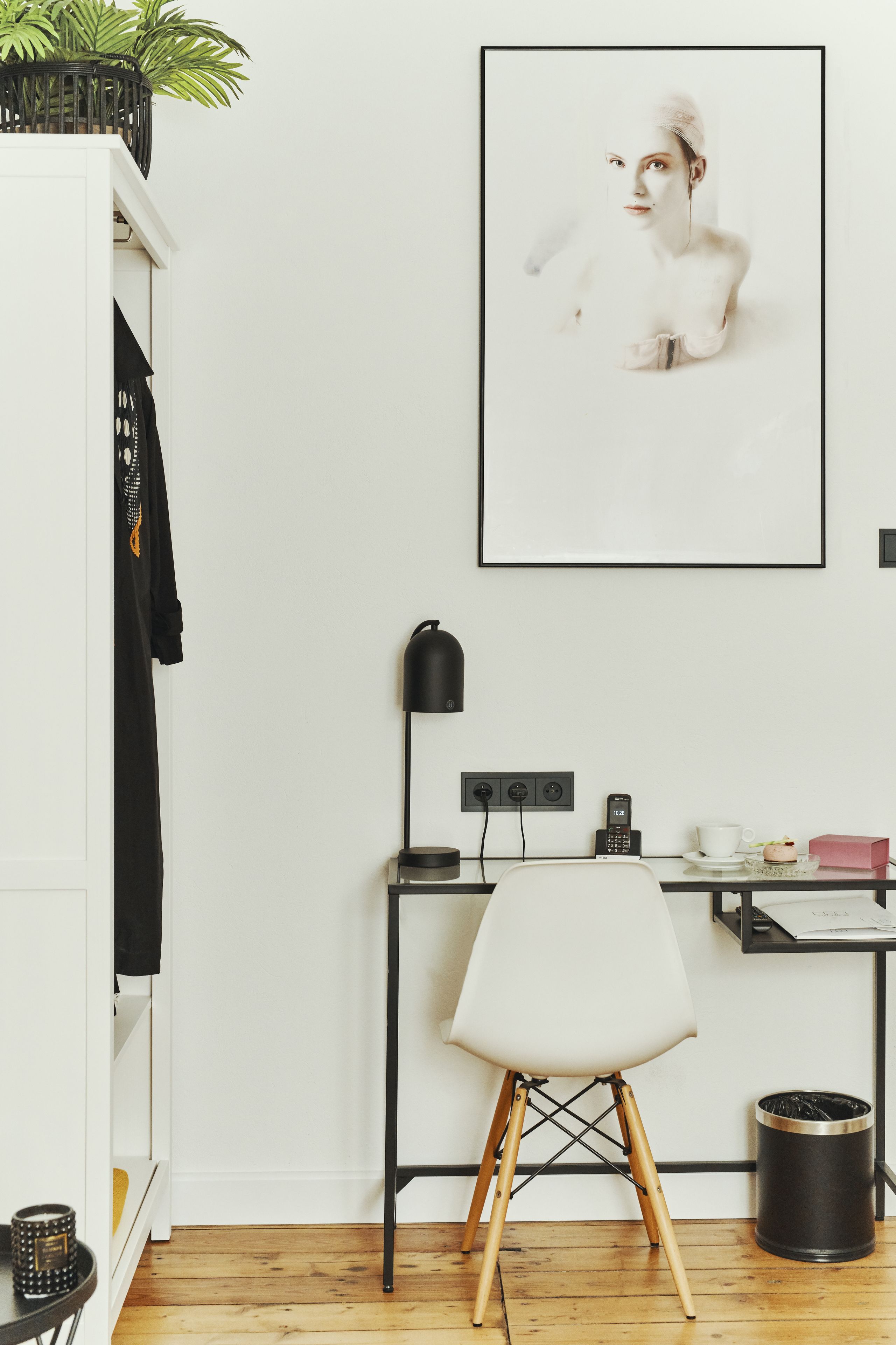 individually decorated, individually furnished, desk, iron/ironing board