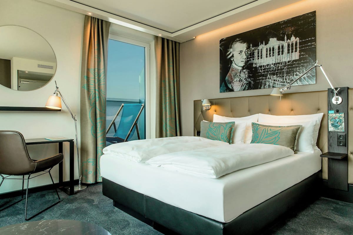 Rom, balkong (SPECIAL ONE) | Lydisolert, strykejern/-brett, wi-fi (inkludert) og sengetøy