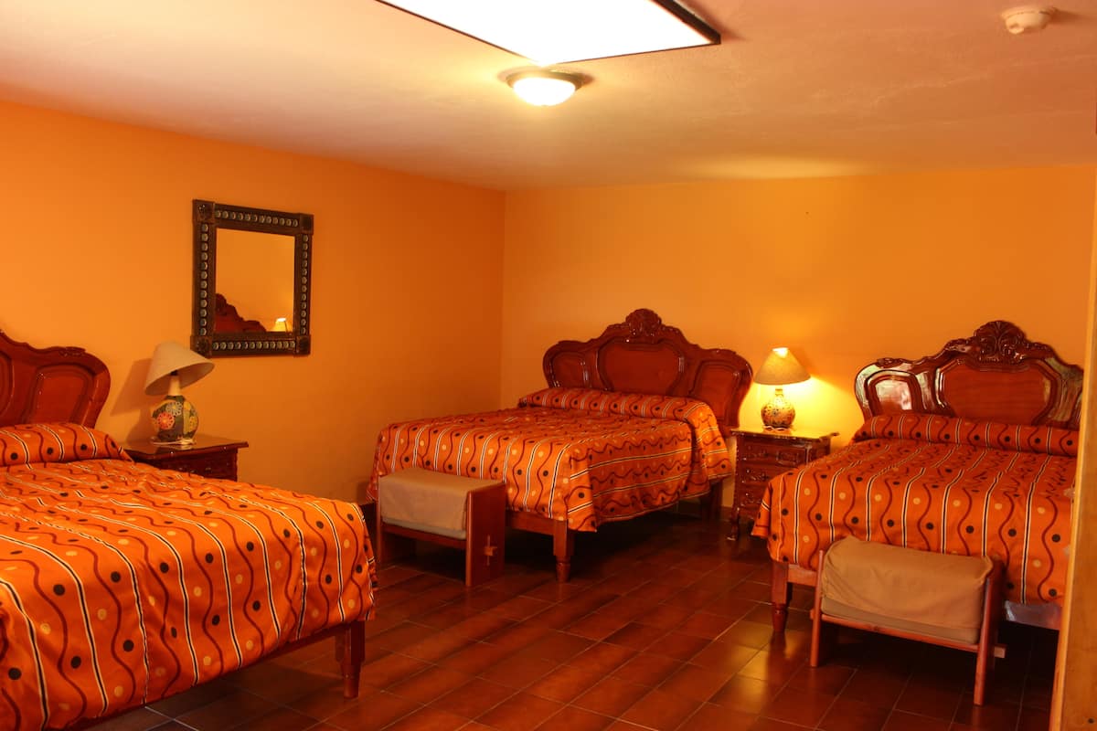 Pillow-top beds, in-room safe, desk, blackout curtains