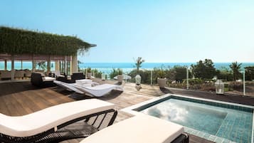 Presidential Suite, 1 Bedroom, Balcony, Oceanfront (Balcony) | Beach/ocean view