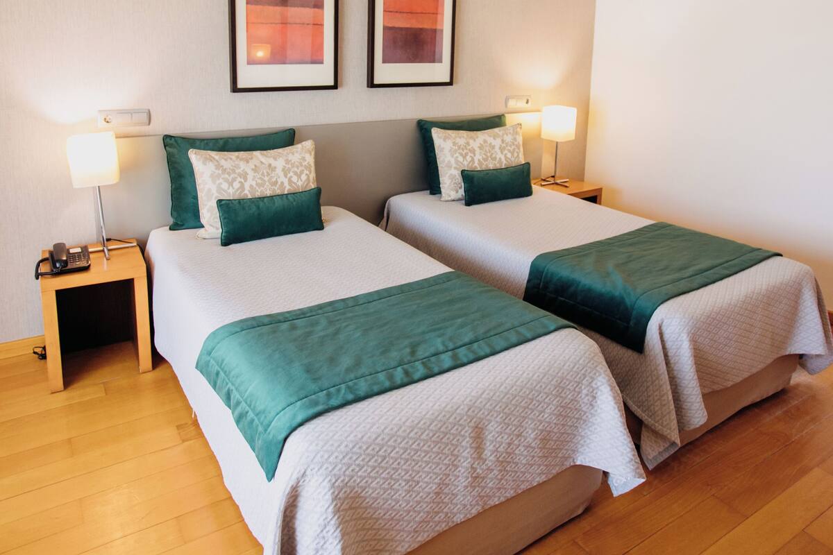 Tomannsrom – deluxe, terrasse | Minibar, skrivebord, lydisolert og wi-fi (inkludert)