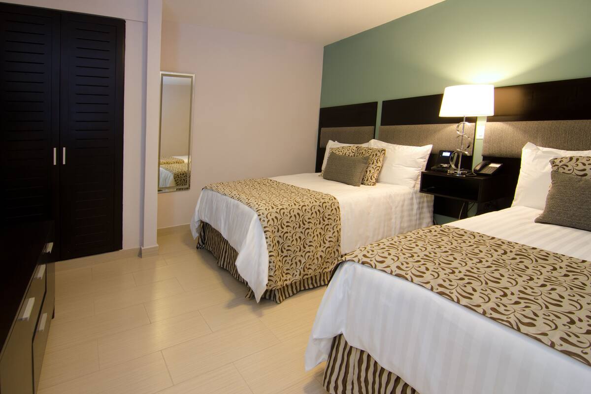 Standard Room, 2 Queen Beds | 1 bedroom, hypo-allergenic bedding, down duvets, pillow-top beds