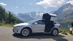 Vue sur la campagne depuis l’hébergement