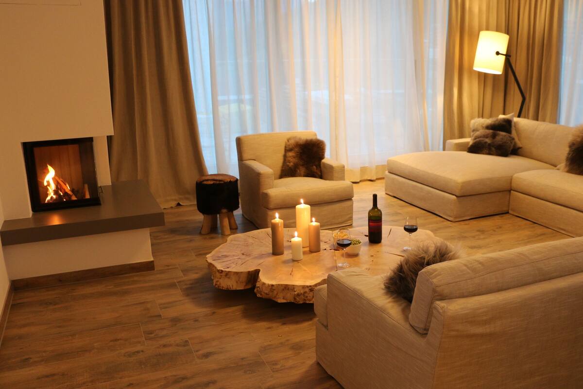 デラックス ペントハウス 4 ベッドルーム バルコニー (incl. Cleaning Fee 500 EUR) | 1 室のベッドルーム、高級寝具、羽毛の掛け布団、ミニバー