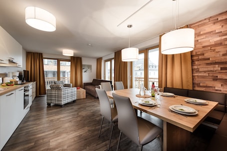 Apartment, 2 Bedrooms, Terrace | Living area | Flat-screen TV