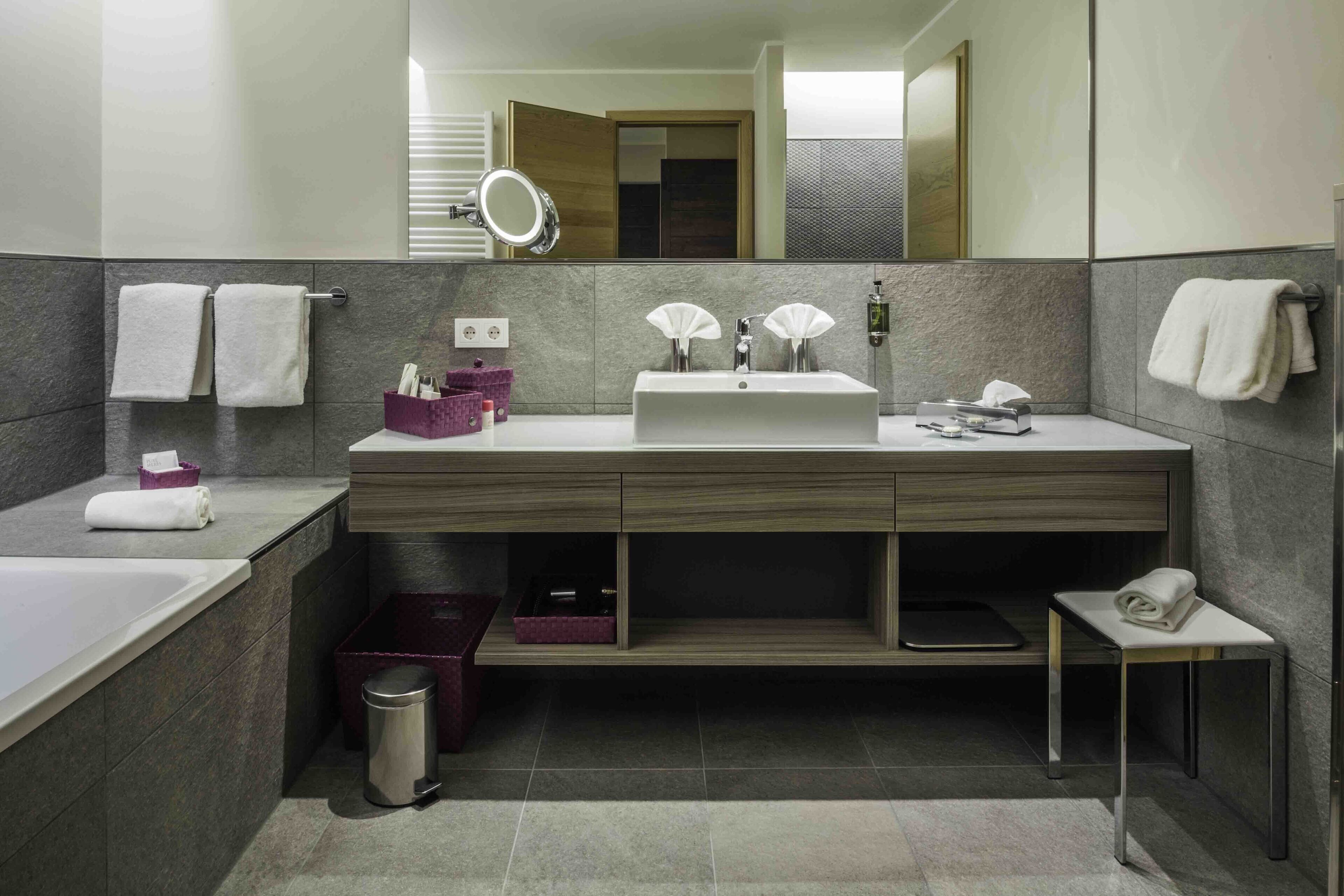 Free toiletries, hair dryer, bathrobes, slippers